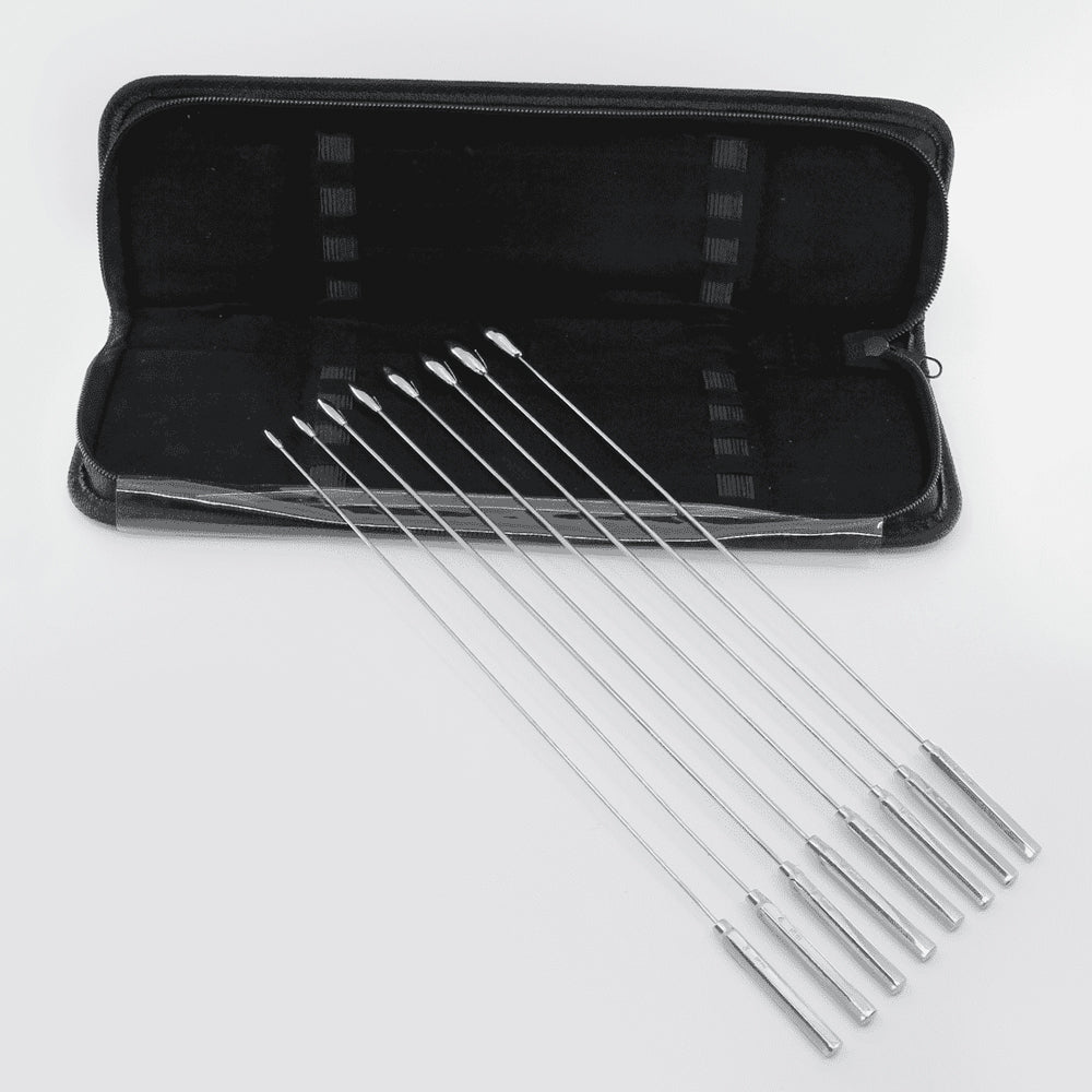 Love In Leather Rosebud Urethral Sound 8 Piece Set