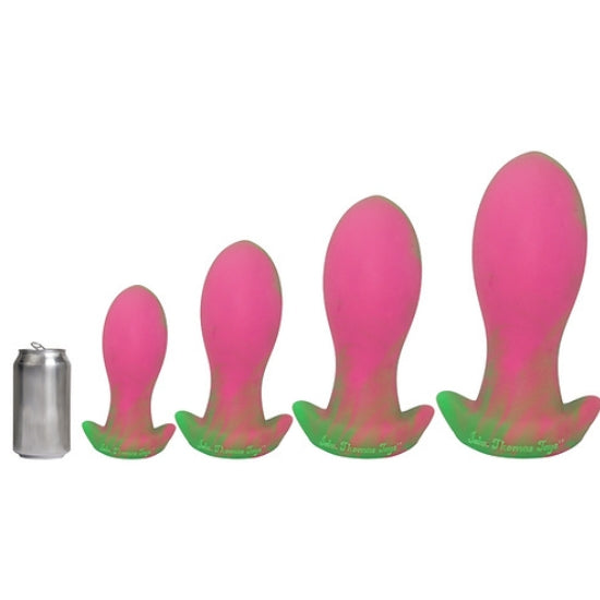 Platinum Liquid Silicone Stretcher Bum Pleaser 7 Inch - Flouro