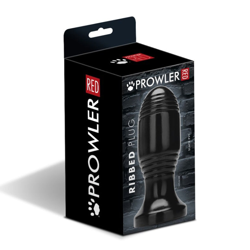 Prowler RED Ribbed Plug - Black