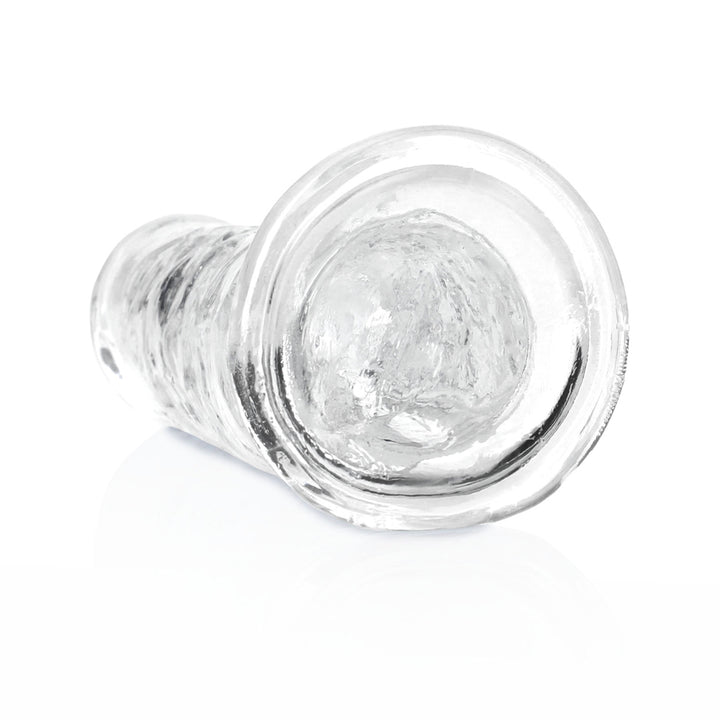 Shots Real Rock Crystal Clear 7 Inch Dildo - Clear