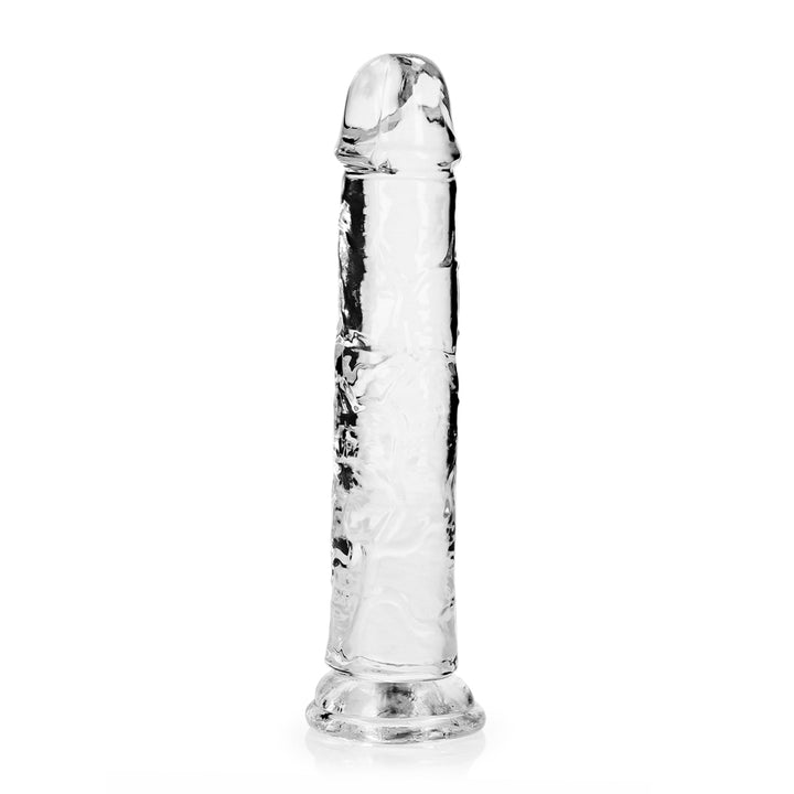 Shots Real Rock Crystal Clear 8 Inch Dildo - Clear