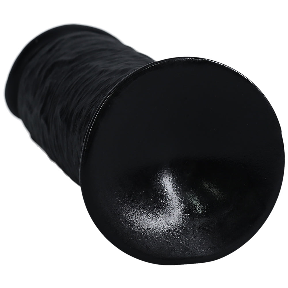 Shots Real Rock Extra Thick Dildo 8 Inch - Black