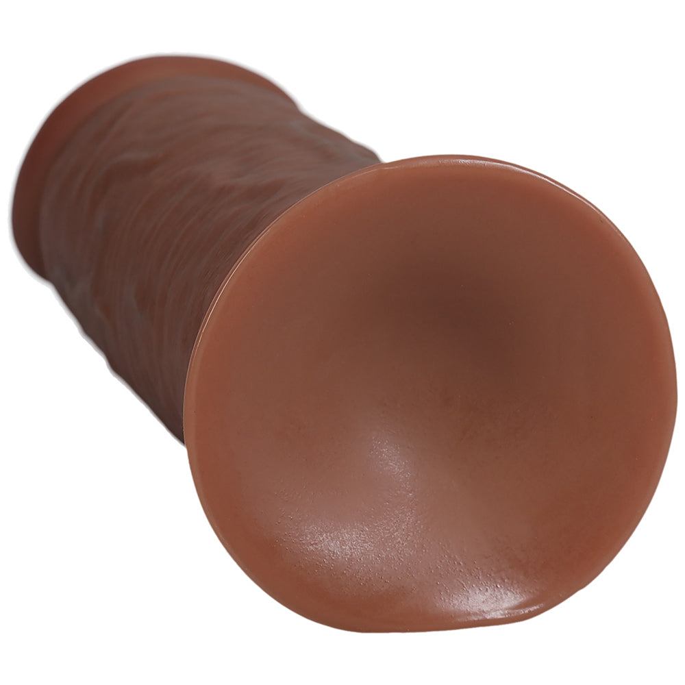 Shots Real Rock Extra Thick Dildo 8 Inch - Tan