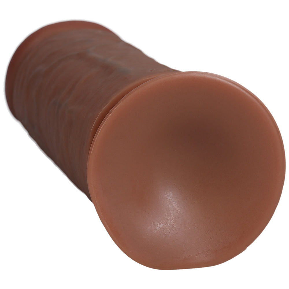 Shots Real Rock Extra Thick Dildo 9 Inch - Tan