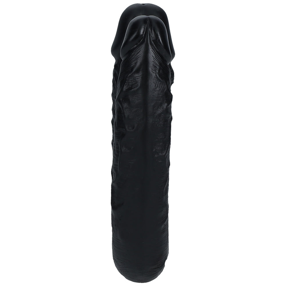 Shots Real Rock U Shape Double Dildo 5 Inch - Black