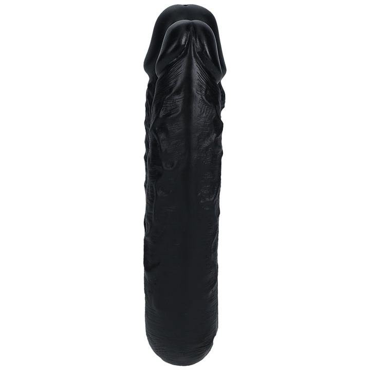 Shots Real Rock U Shape Double Dildo 5 Inch - Black