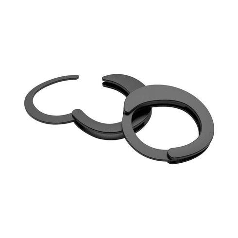 Room Fun Flying Saucer Solid Metal Handcuffs - Black