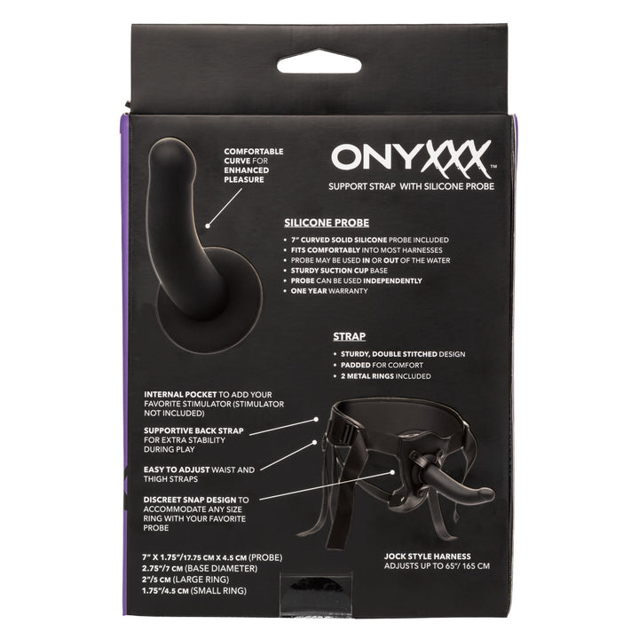 Calexotics Onyxxx Support Strap with Silicone Probe