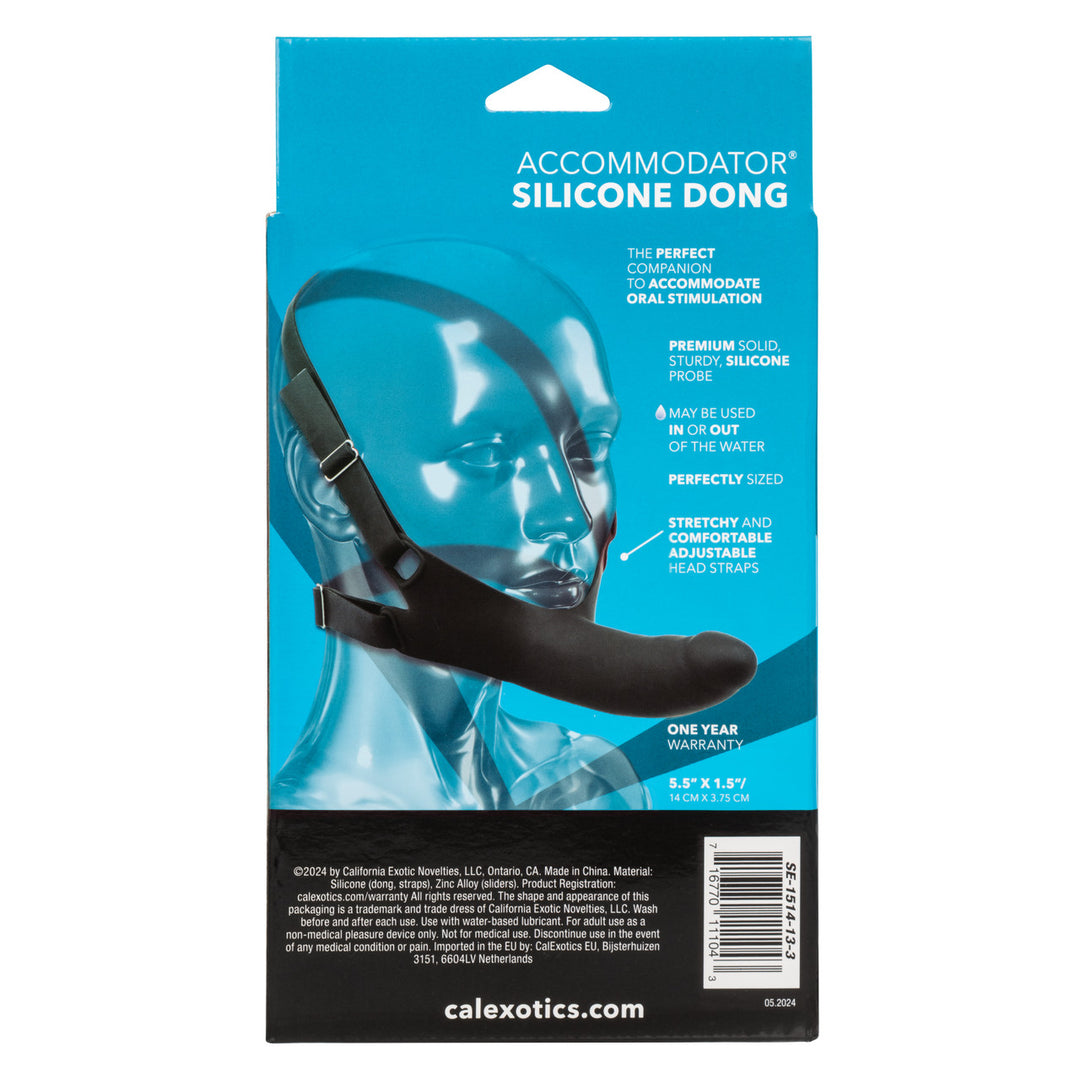 Calexotics Accommodator Silicone Dong – Black