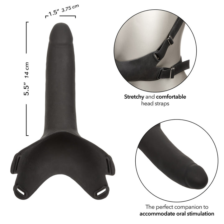 Calexotics Accommodator Silicone Dong – Black