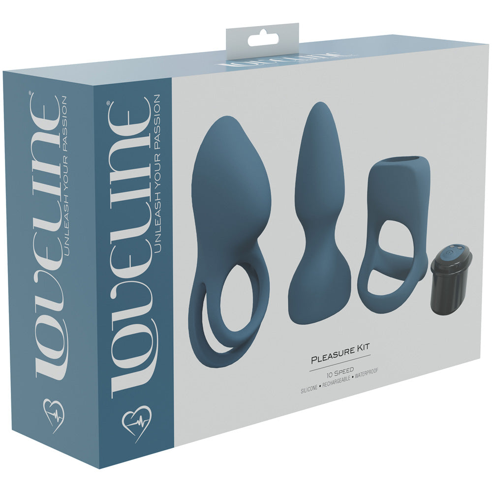 Shots Loveline Pleasure Kit - Blue/Grey