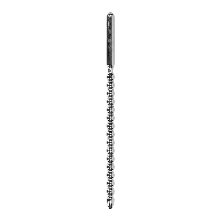 Shots Ouch Urethral Stainless Steel Beaded Stick - 4mm