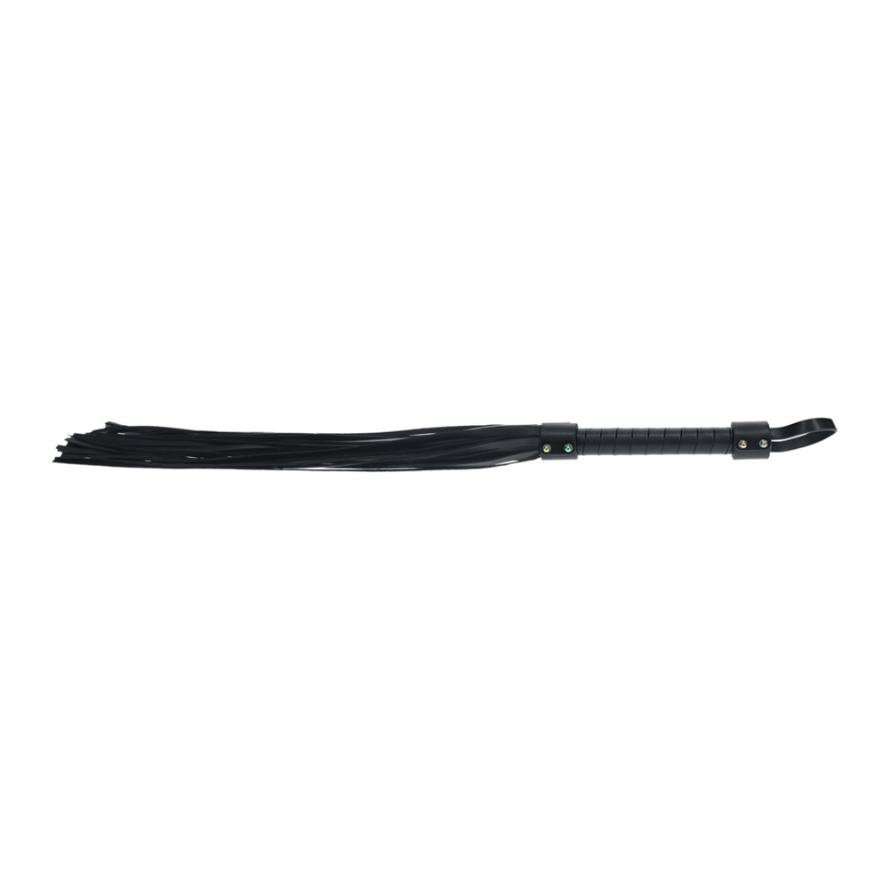 Shots Ouch! Venice Bondage Collection Flogger - Black