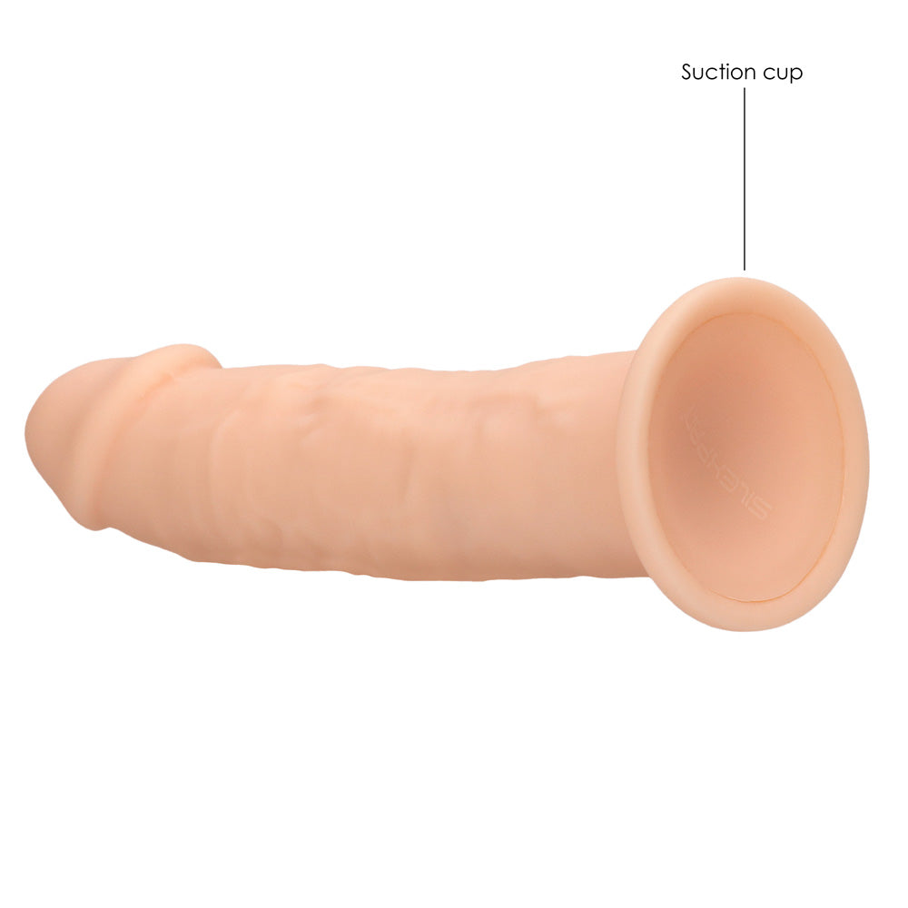 Shots Real Rock Dual Density Silicone Dildo 6 Inch - Light