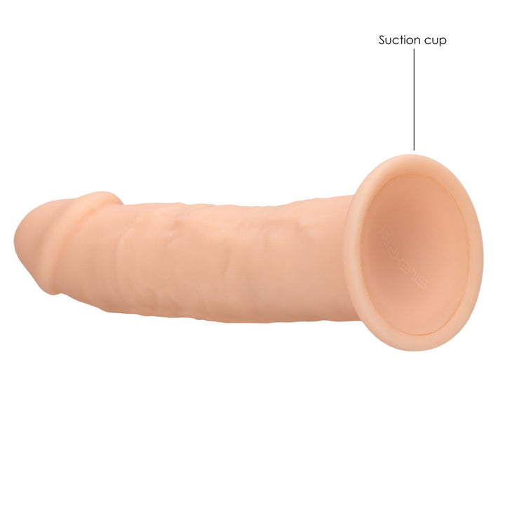 Shots Real Rock Dual Density Silicone Dildo 6 Inch - Light