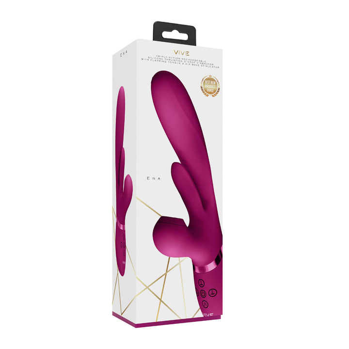 Shots Vive Ena Thrusting Rabbit - Pink