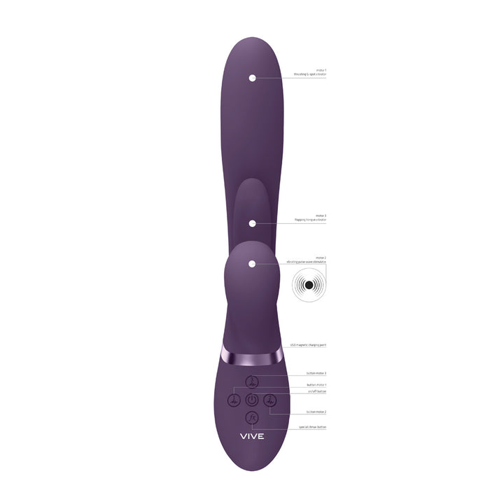 Shots Vive Kura Thrusting Rabbit - Purple