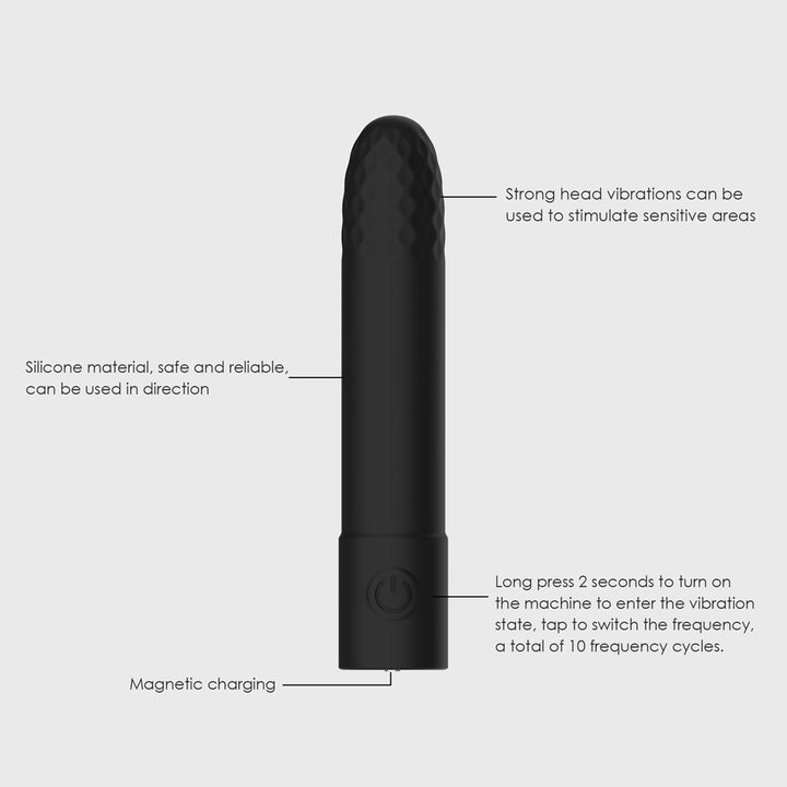 Winyi Carol Vibrator - Black