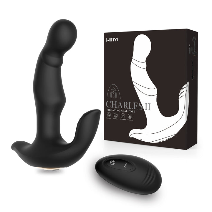 Winyi Charles 2 Rimming Prostate Massager - Black