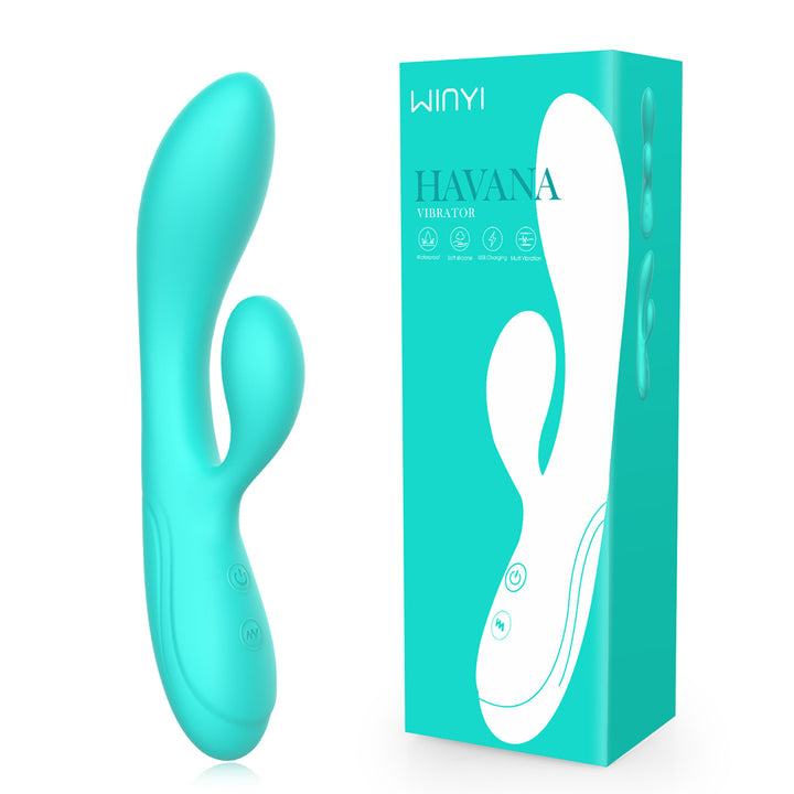 Winyi Havana Rabbit Vibrator - Turquoise