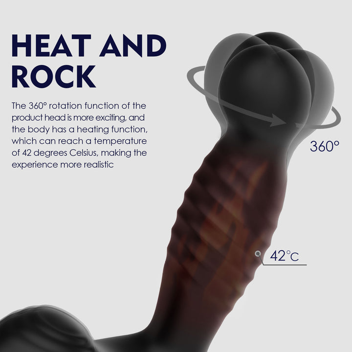 Winyi Derek Rotating Prostate Massager - Black