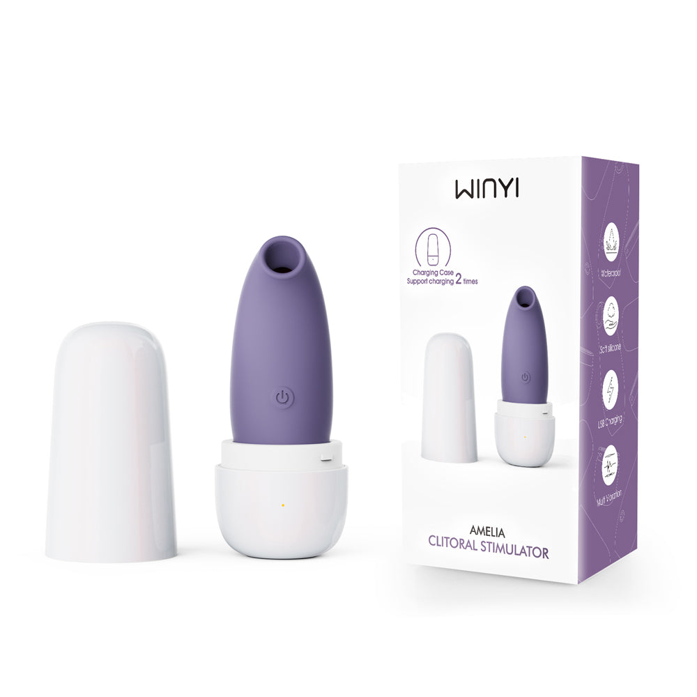 Winyi Amelia Clitoral Stimulator With Charging Base - Purple