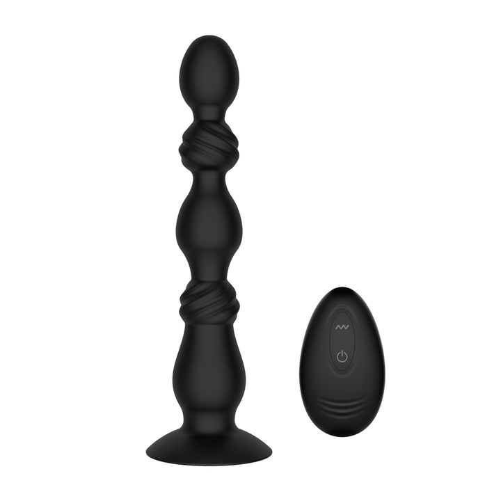 Winyi Dylan Remote Control Anal Beads - Black