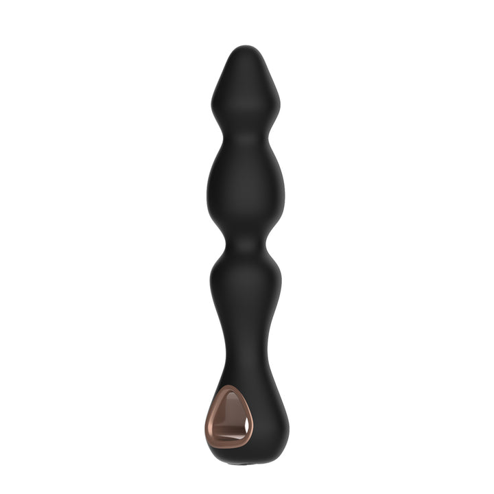 Winyi Michael Rotating Remote Control Anal Beads - Black