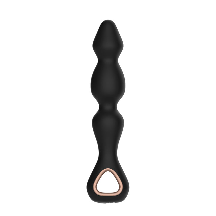 Winyi Michael Rotating Remote Control Anal Beads - Black