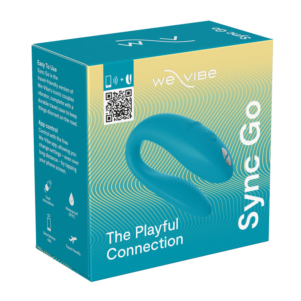 We Vibe Sync Go Teledildonic Couples Vibrator - Turquoise