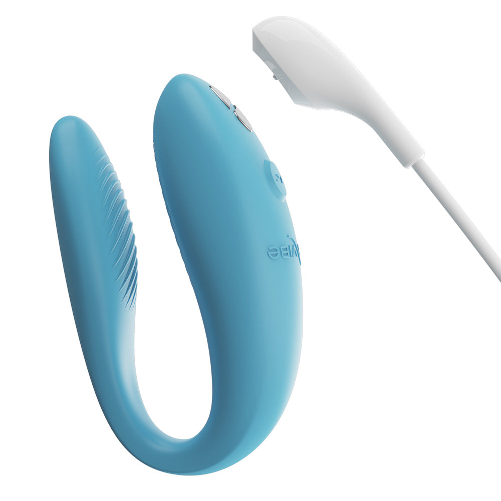 We Vibe Sync Go Teledildonic Couples Vibrator - Turquoise