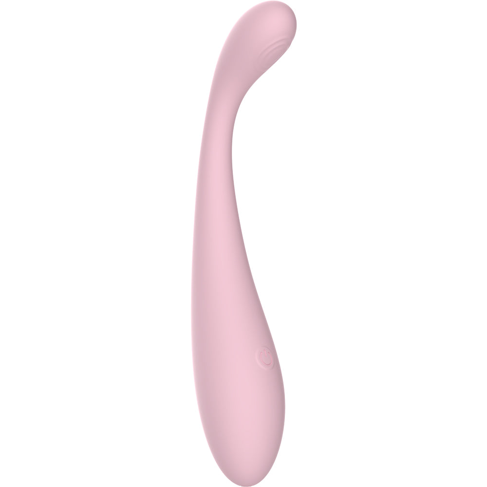 Winyi Crystal Liquid Silicone G-Spot Vibrator - Pink