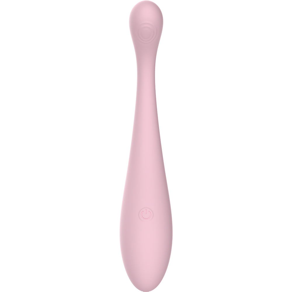 Winyi Crystal Liquid Silicone G-Spot Vibrator - Pink