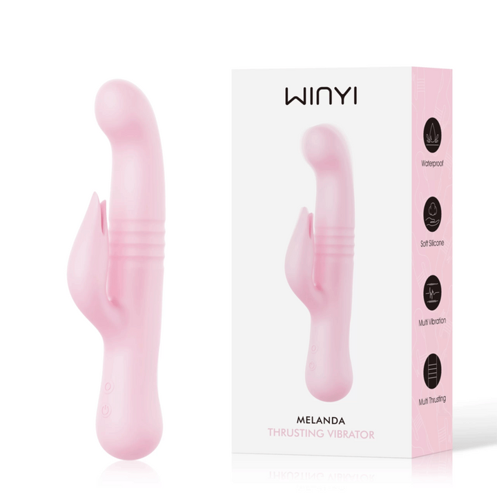 Winyi Melody Waving Rabbit Vibrator - Pink