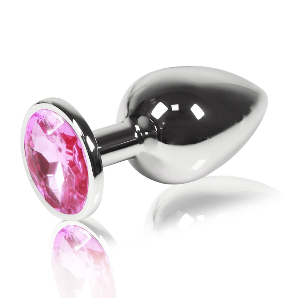 Winyi Stainless Steel Anal Plug Set - Pink