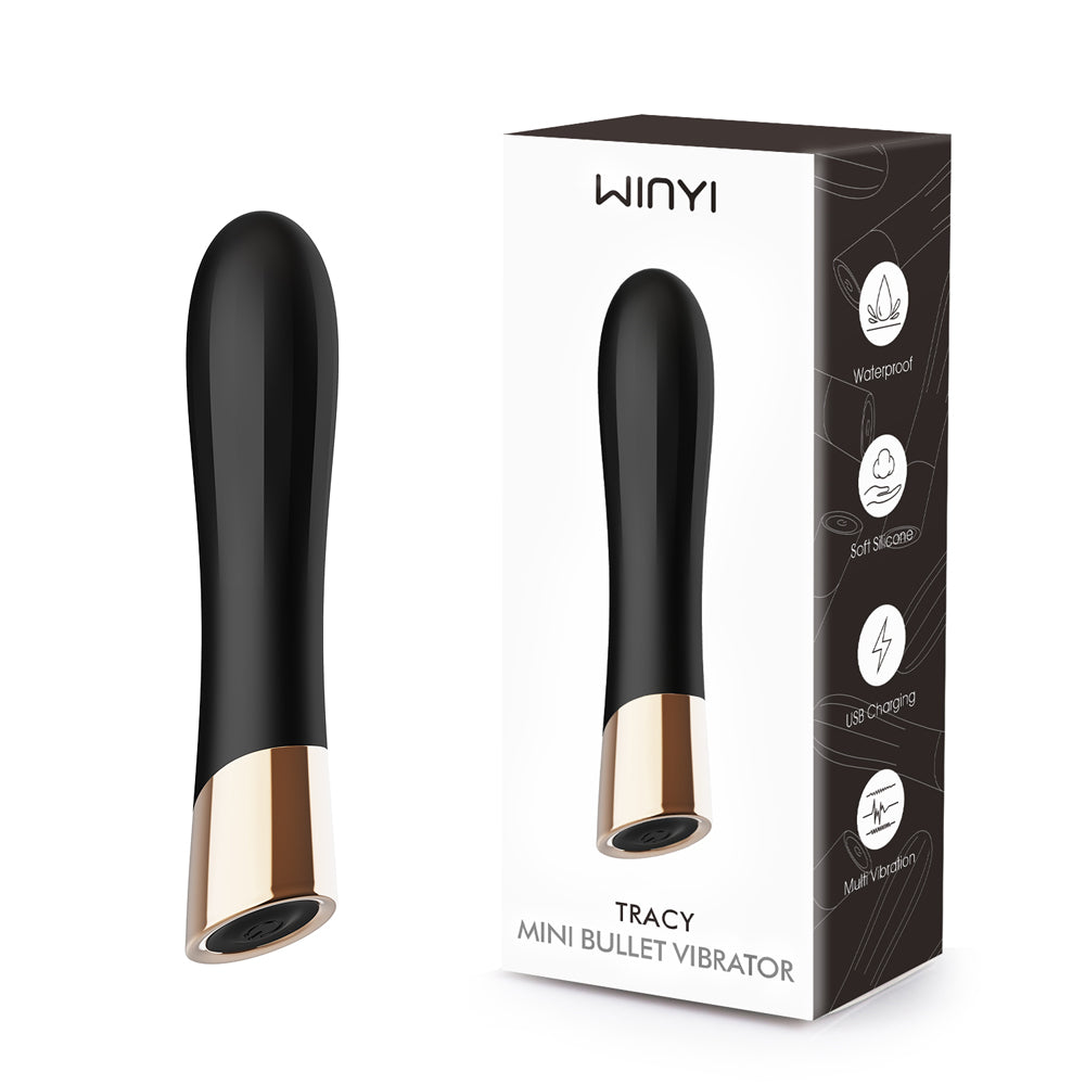 Winyi Tracy Mini Bullet Vibrator - Black