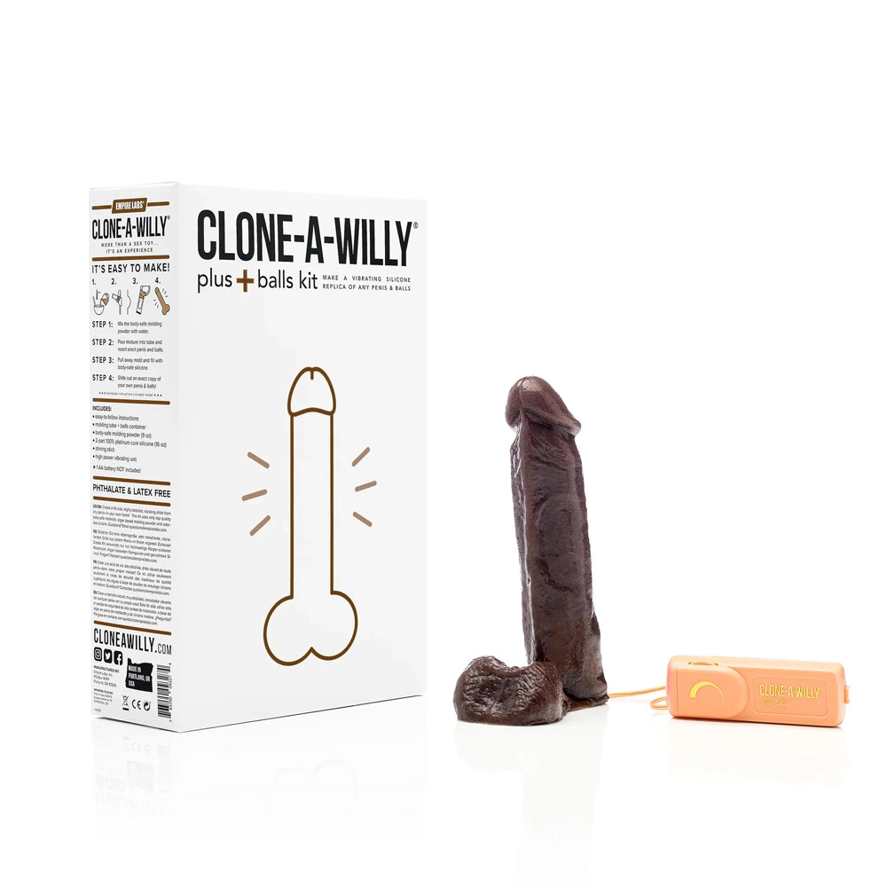 Clone A Willy Plus Balls Kit - Deep Skin Tone