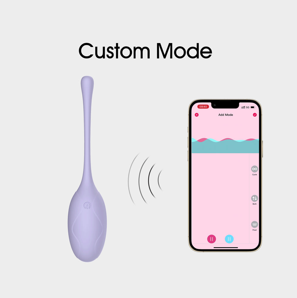 Winyi Kitty App Control Egg Vibrator - Purple