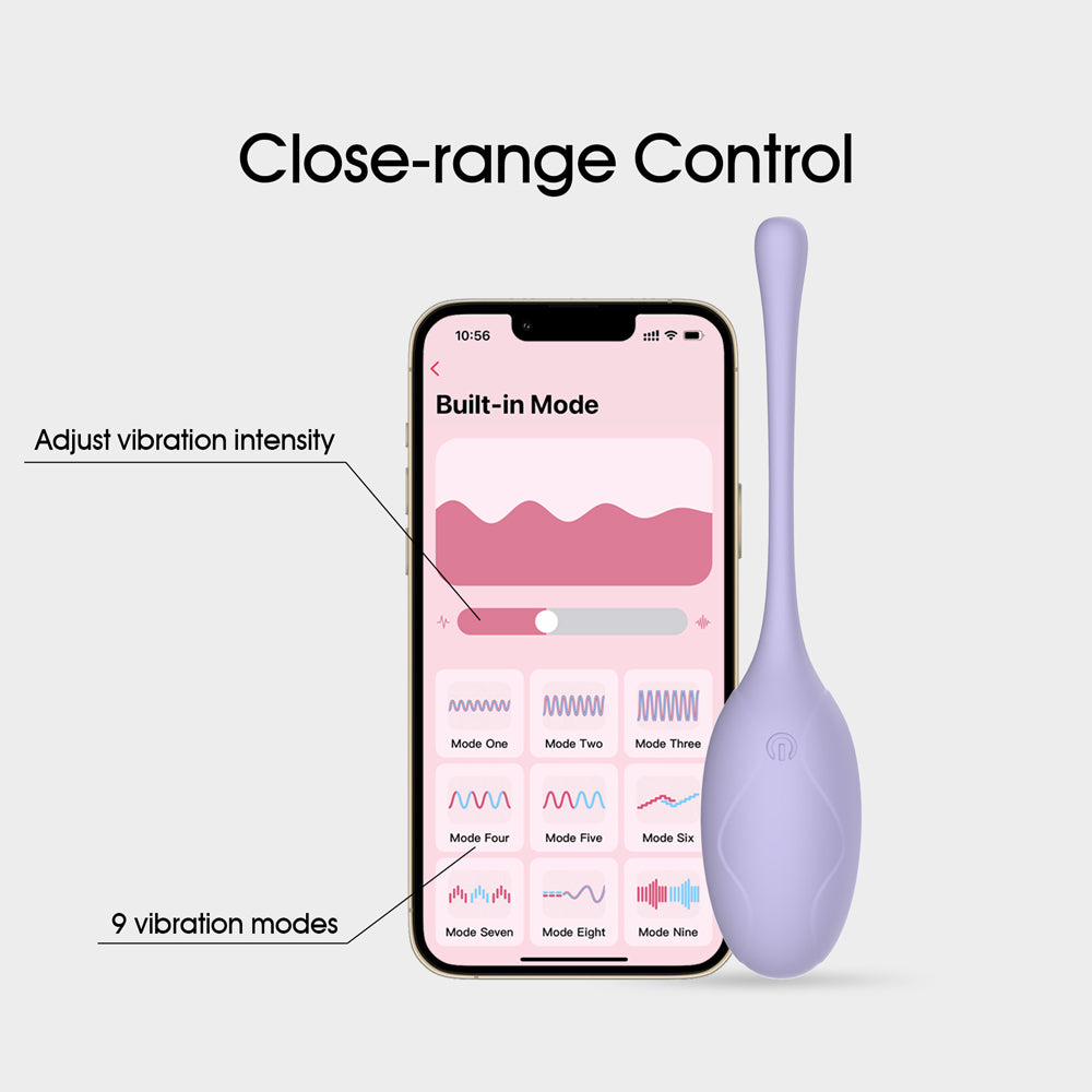 Winyi Kitty App Control Egg Vibrator - Purple