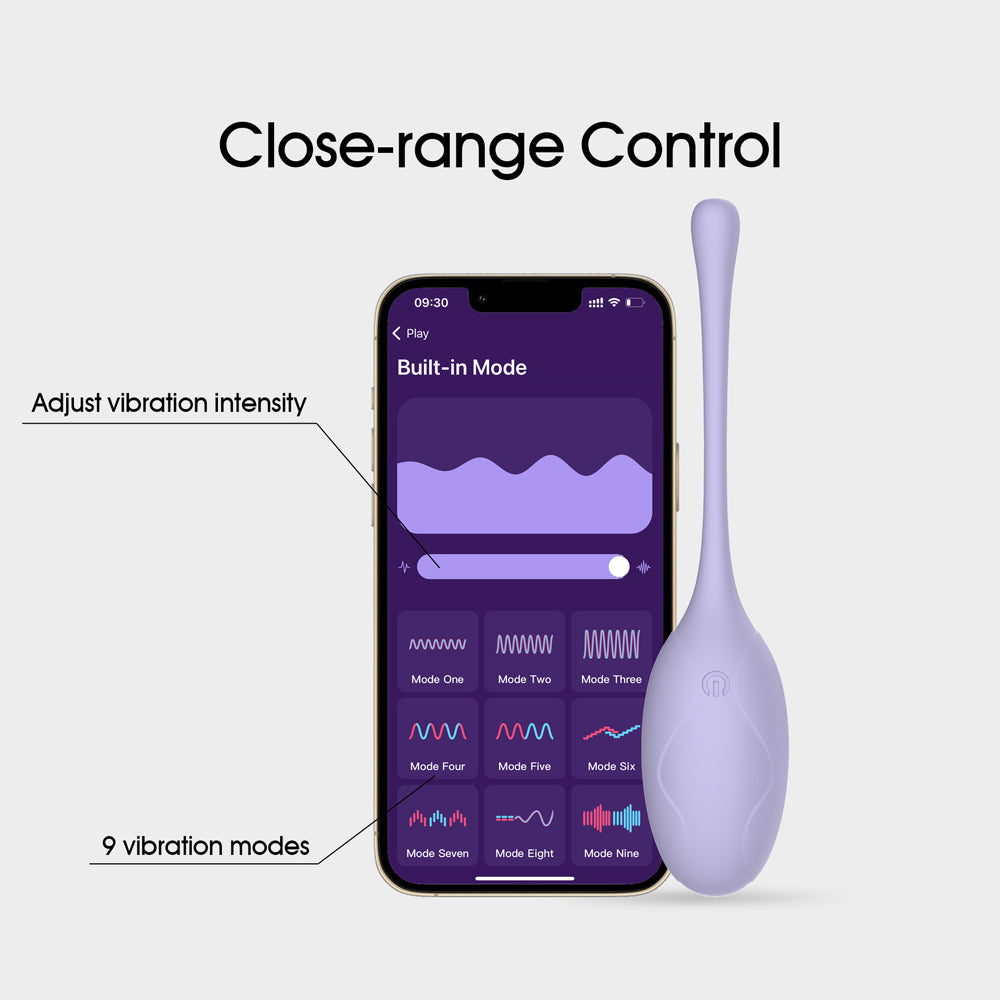 Winyi Kitty App Control Egg Vibrator - Purple