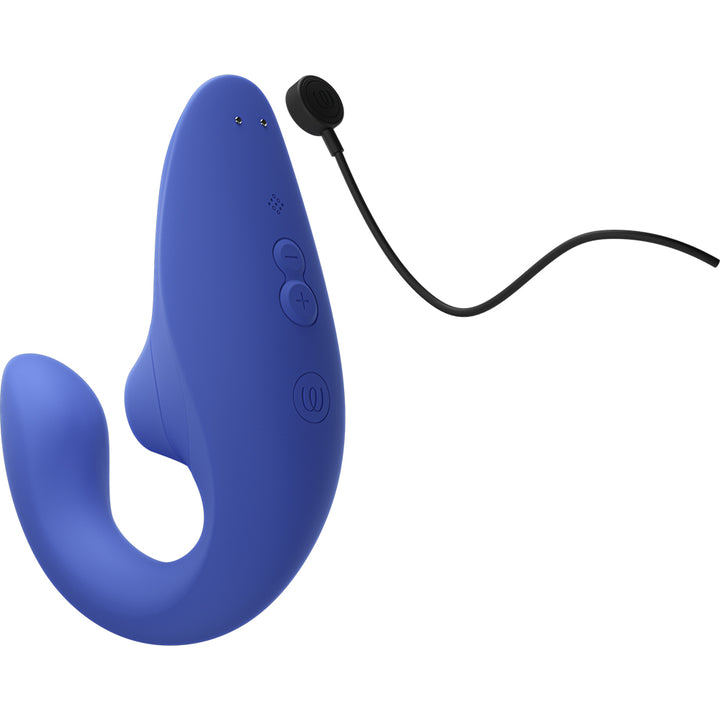 Womanizer Blend Pleasure Air™ Rabbit Vibrator - Vibrant Blue