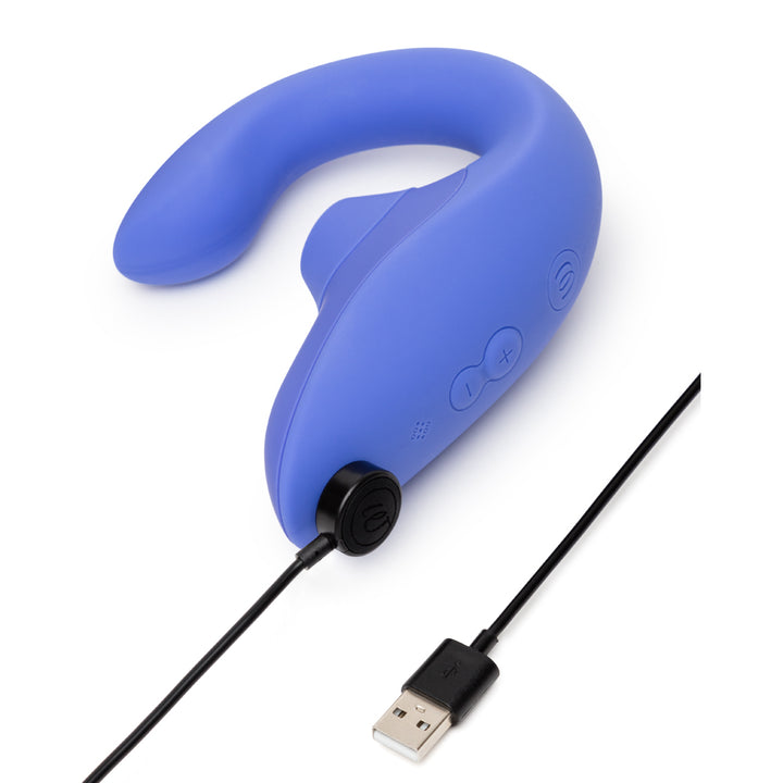 Womanizer Blend Pleasure Air™ Rabbit Vibrator - Vibrant Blue