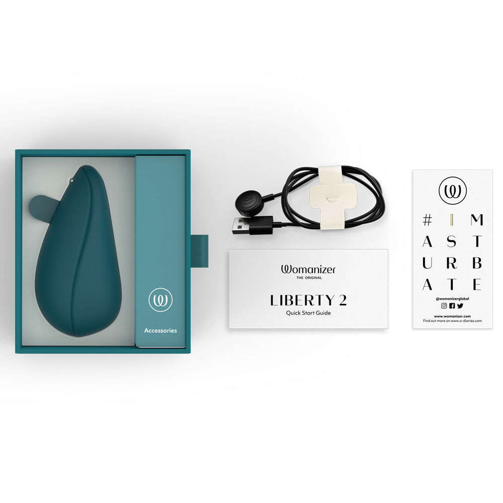 Womanizer Liberty 2 Pleasure Air™ - Dark Petrol