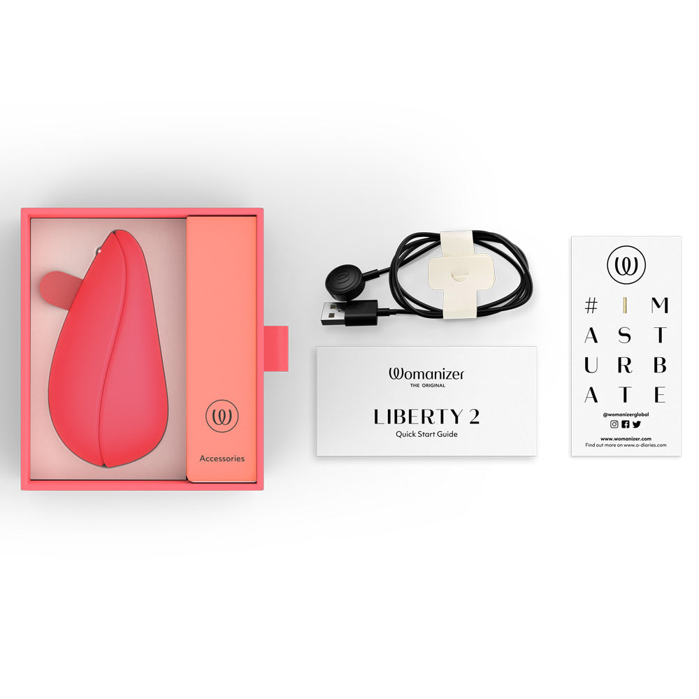 Womanizer Liberty 2 Pleasure Air™ - Vibrant Rose