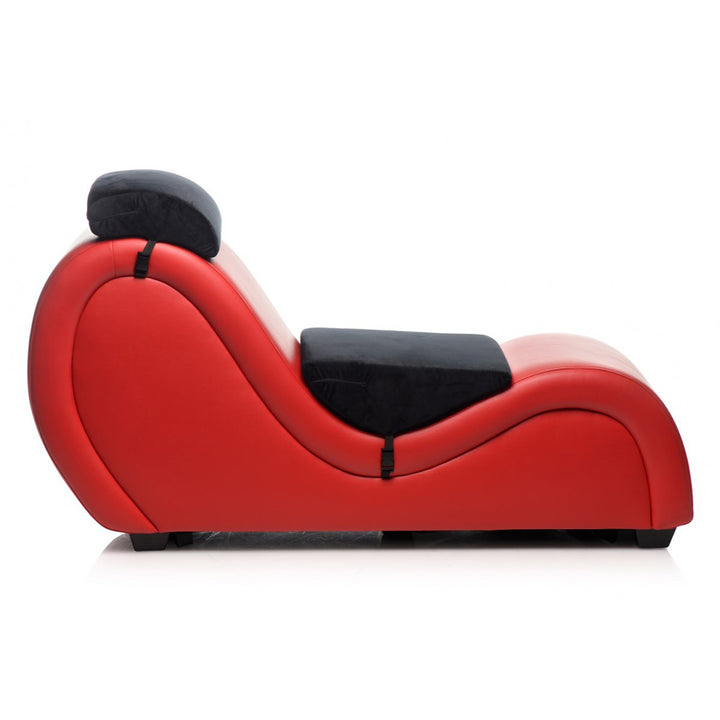 XR Brands Master Series Kinky Couch Sex Chaise With Pillows - Red