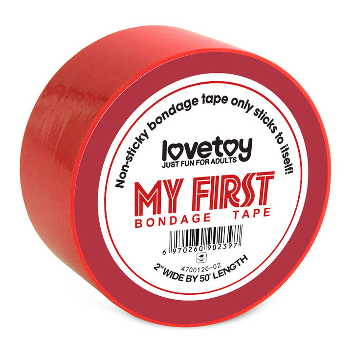 Lovetoy My First Non Sticky Bondage Tape - Red