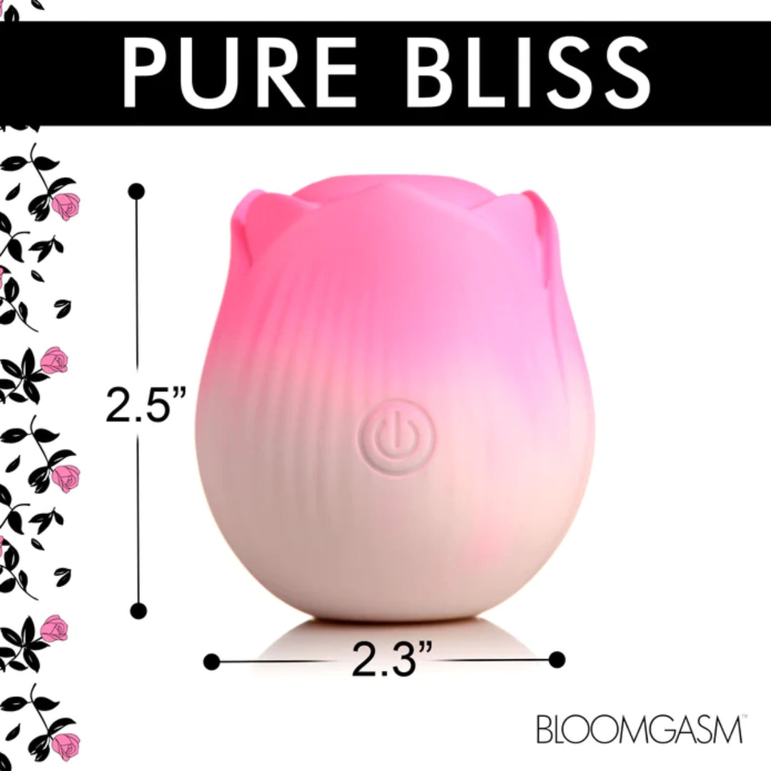 XR Bloomgasm Pulsing Petals Throbbing Rose Stimulator - Pink