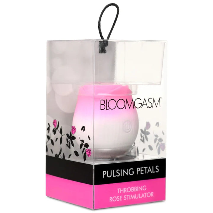 XR Bloomgasm Pulsing Petals Throbbing Rose Stimulator - Pink