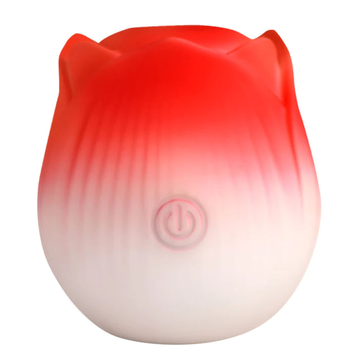 XR Bloomgasm Pulsing Petals Throbbing Rose Stimulator - Red