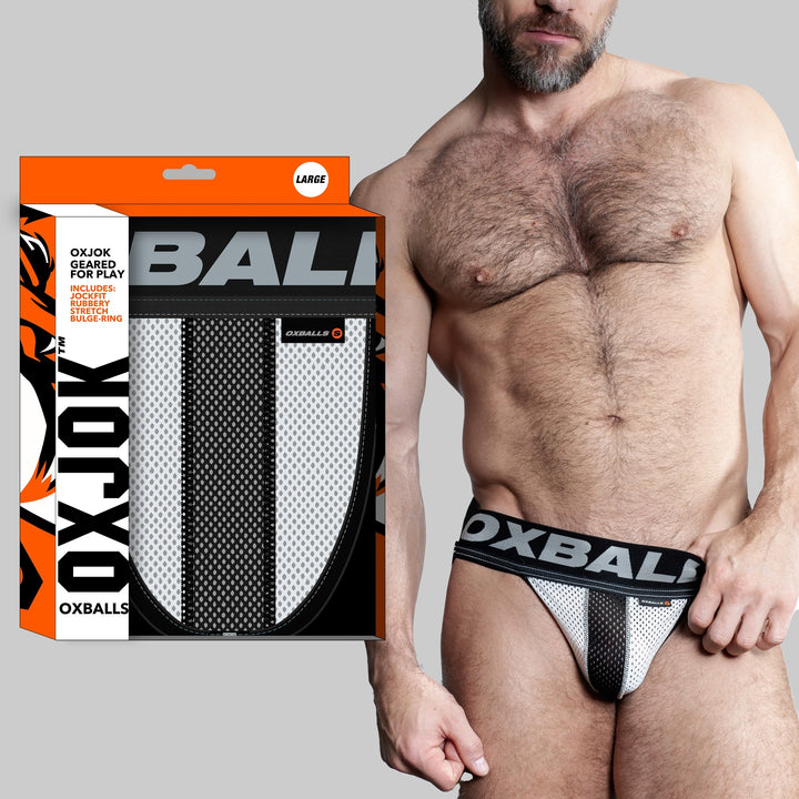 OXJOK Airmesh Jockstrap - Ice White